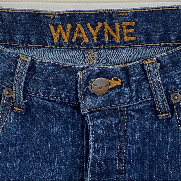 Kimes Ranch Wayne Jeans Mens 29/36 Straight Leg Button Fly Blue Denim Western - Picture 5 of 10
